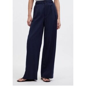 NWOT Madewell Harlow Wide Leg Pants | Deep Indigo | Size 2